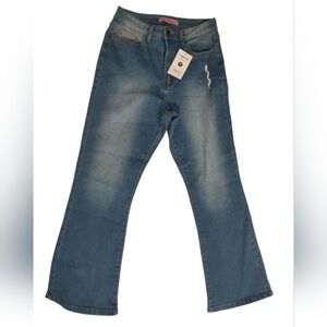 Stylish Blue Flare Jeans for Women